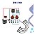 Kit Cabos de Velas Volkswagen Gol G5 Fox Gauss Ignição 1.0 - Imagem 3