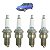 Jogo de Velas Gauss Ignicao Chevrolet Fiat Ford VW - Imagem 1