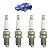 Jogo De 4 Velas Ignicao Fiat Palio Weekend Gauss - Imagem 1