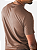 Camiseta JUST GO Slim Marrom - Imagem 3