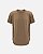 Camiseta JUST GO Long Mescla Marrom - Imagem 1