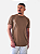 Camiseta JUST GO Long Mescla Marrom - Imagem 2