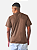 Camiseta JUST GO V Marrom - Imagem 3