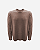 Camiseta JUST GO Slim Manga Longa Marrom - Imagem 1