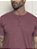 Camiseta JUST GO Henley Vinho - Imagem 3