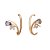 Brinco Ear Hook Lavanda | Folheado a Ouro 18K - Imagem 2