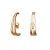 Brinco Ear Hook Lince | Folheado a Ouro 18K - Imagem 1