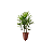 Vaso Ratan Coluna Interno E Externo 10l Planta Flor Folhagem Real Artificial - Imagem 4