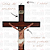 Crucifixo De Parede medio Imagem Jesus Cristo Na Cruz Decoração Religiosa Em Resina - Imagem 2
