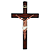 Crucifixo De Parede medio Imagem Jesus Cristo Na Cruz Decoração Religiosa Em Resina - Imagem 4