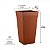 Vaso Ratan Coluna Interno E Externo 28l Planta Flor Folhagem Real Artificial grande - Imagem 2