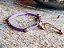 Pulseira Courinho Lilás com Tachas - Imagem 2