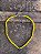 Colar Choker Amarelo com Moedinha Lisa - Imagem 1