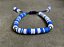 Pulseira Borrachinhas Azul e Branco - Imagem 4