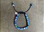 Pulseira Borrachinhas Tons de Azul - Imagem 3