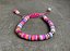 Pulseira Borrachinhas Tons de Rosa - Imagem 1
