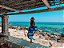Saída de Praia Olho Grego Azul-Marinho - Imagem 7