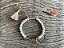 Pulseira Off White e Dourada Pedras Naturais - Imagem 1