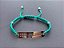 Pulseira Verde Macramê “Best Friends” - Imagem 1