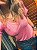 Camiseta T-Shirt Rosa Flamingos- Tam M - Imagem 1