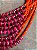 Colar Fucsia, Laranja e Bege - Imagem 2