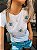 Camiseta T-Shirt Olho Grego Branca Bordada - Imagem 3