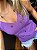 Colar Longo Triplo Roxo - Imagem 1
