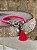 Pulseira Seda Rosa com Pingente Tassel - Imagem 5