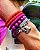 Kit de Pulseiras Fúcsia e Coral - Imagem 1