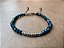Pulseira Azul-Marinho com Hematita - Imagem 2