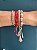 Kit de Pulseiras Bege e Vermelho - Imagem 4