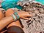 Kit de Pulseiras Azul Turquesa e Bege - Imagem 5