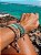 Kit de Pulseiras Azul Turquesa e Bege - Imagem 3