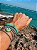 Kit de Pulseiras Verde com Olho Grego - Imagem 4