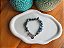 Pulseira Cascalho de Pedra Quartzo Azul e Branco - Imagem 2
