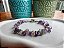 Pulseira Cascalho de Pedra Quartzo Roxo - Imagem 1