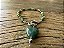 Pulseira Verde com Pingente Coração - Imagem 3