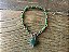Pulseira Verde com Pingente Coração - Imagem 1