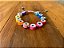 Pulseira Borrachinhas Olho Grego Coloridas - Imagem 1