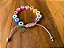 Pulseira Borrachinhas Olho Grego Coloridas - Imagem 3