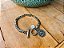 Pulseira Corrente Prateada com Pingente Signo Peixes - Imagem 1