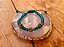 Pulseira Mini Cristais Verdes com Entremeios Dourados - Imagem 6