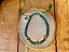 Pulseira Mini Cristais Verdes com Entremeios Dourados - Imagem 4