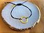 Pulseira Linha Preta com Moeda Dourada - Imagem 2