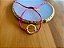 Pulseira Linha Fúcsia com Moeda Dourada - Imagem 3