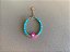 Pulseira Infantil Hello Kitty com Mini Cristais Azuis - Imagem 2