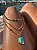 Mix de Colares Dourados e Choker Colorida - Imagem 2