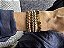 Kit de Pulseiras Bege e Dourada - Imagem 1