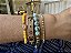 Kit de Pulseiras Douradas Amarela e Azul - Imagem 6