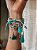 Kit de Pulseiras Azul Turquesa com Búzio - Imagem 4